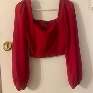 Cute red blouse
